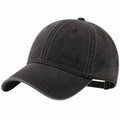 Baseballkappe Einheitsgröße Baumwollstoff Schwarz verstellbar für Alltag