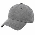 Baseballkappe Einheitsgröße aus Textil Grau mit gebogenem Schirm für Alltag