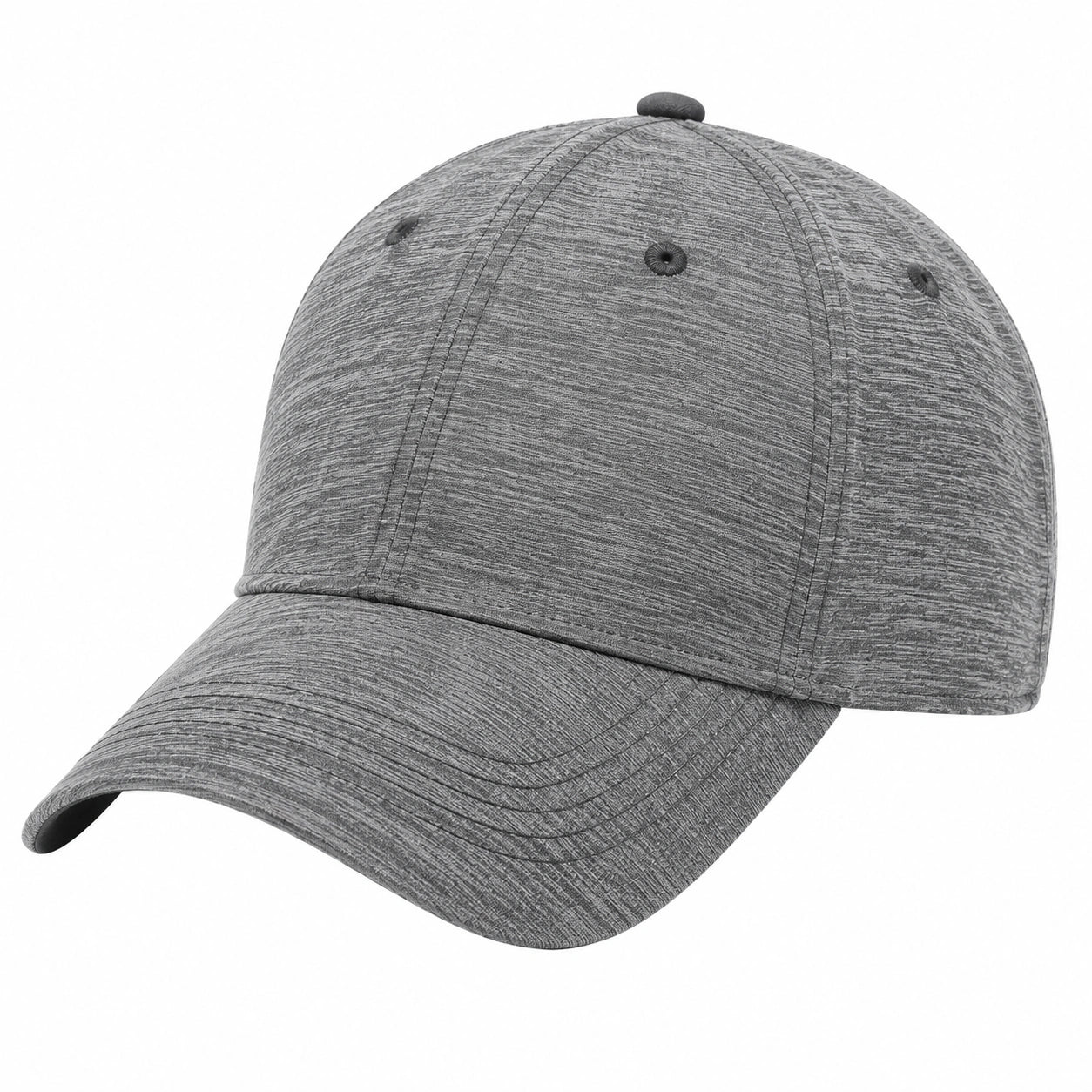 Baseballkappe Einheitsgröße aus Textil Grau mit gebogenem Schirm für Alltag